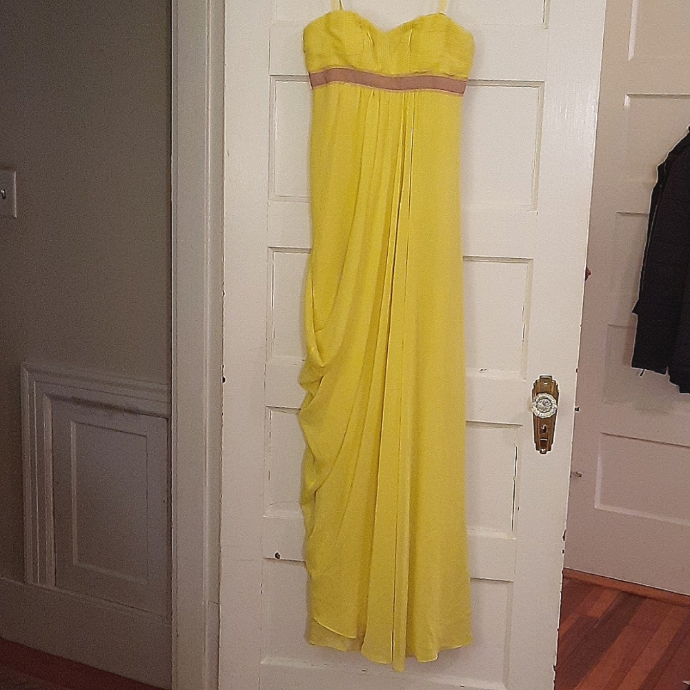 BCBG Max Azria strapless gown NWOT